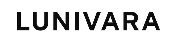Black 'LUNIVARA' text on a white background